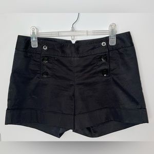 Express - Women’s Black Button Shorts - Size 8 - EUC